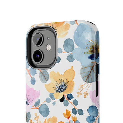 Spring Radiance – iPhone Series Case with Bright Watercolor Flowers