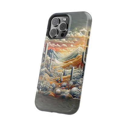 Rugged Elegance Cactus iPhone Case