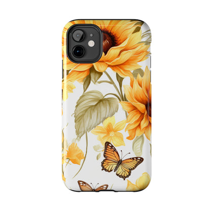 Sunflower & Butterfly Bliss - iPhone Series Case