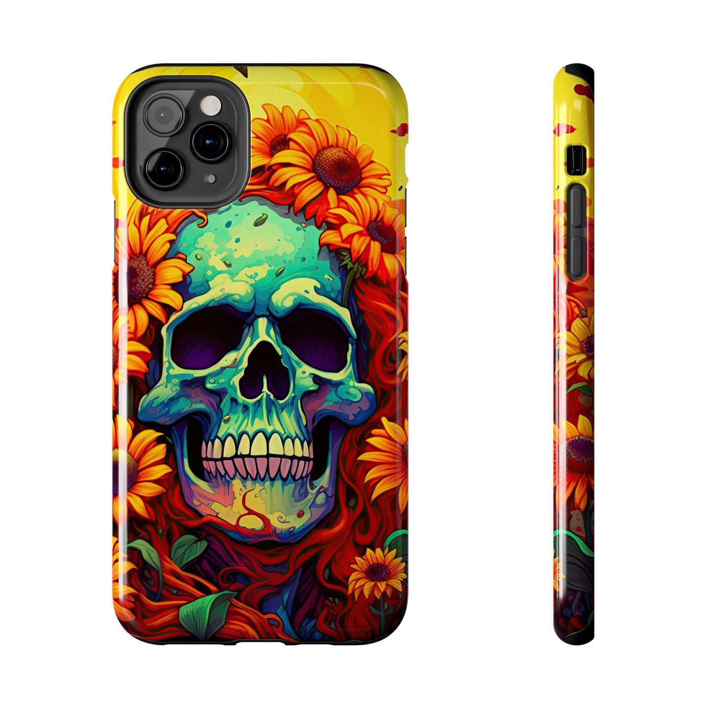 Sun Kissed Skull iPhone Case