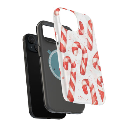 Festive Candy Cane Delight - MagSafe iPhone Series Case