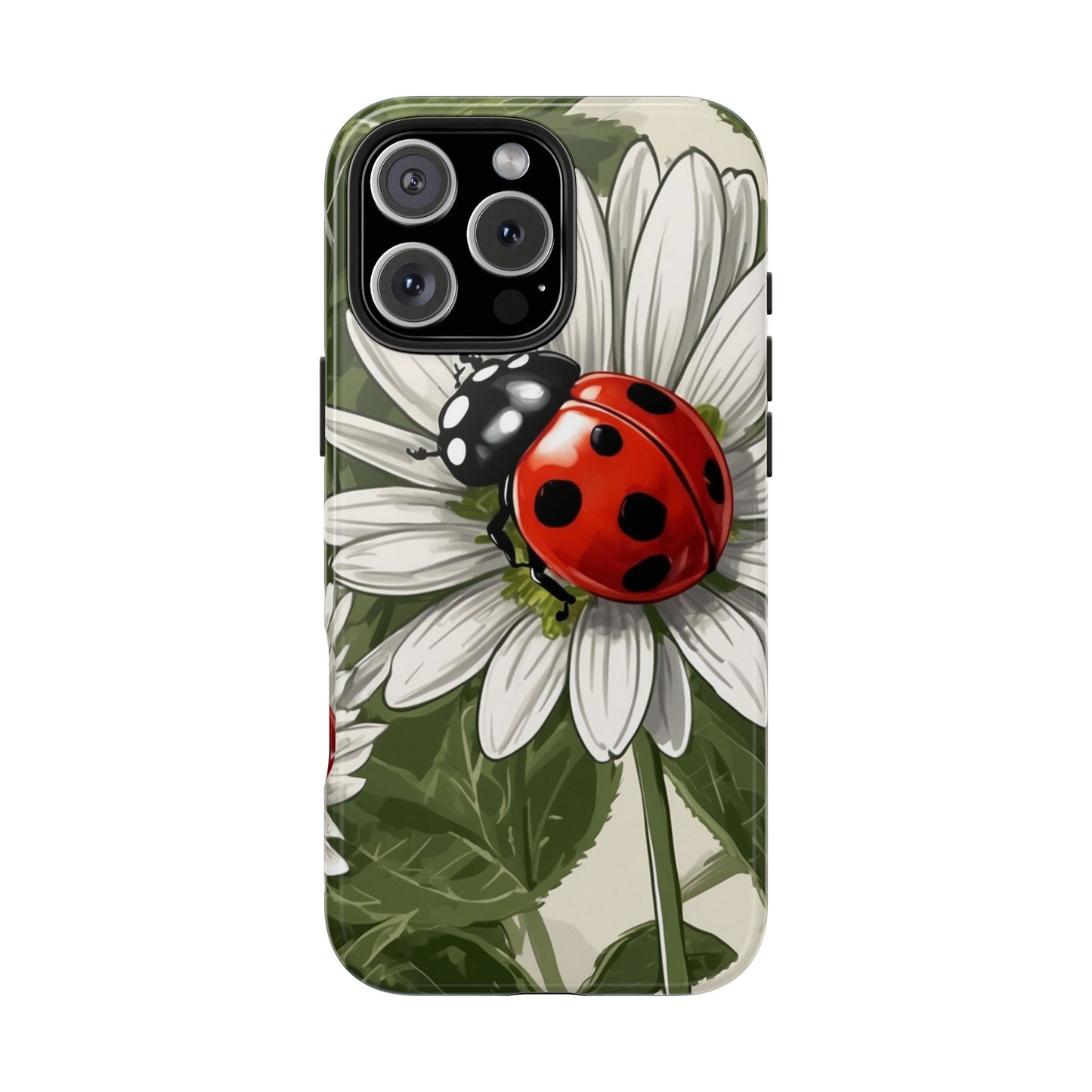 Ladybug & Daisy Garden Charm - iPhone Series Case