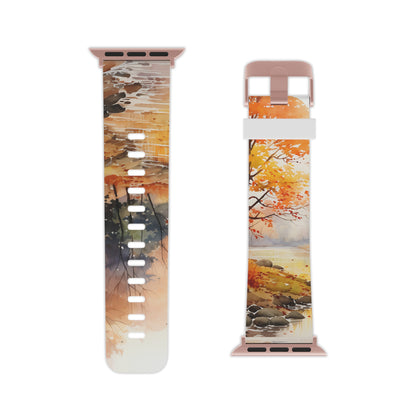 Autumn River Serenity Apple Watch Band