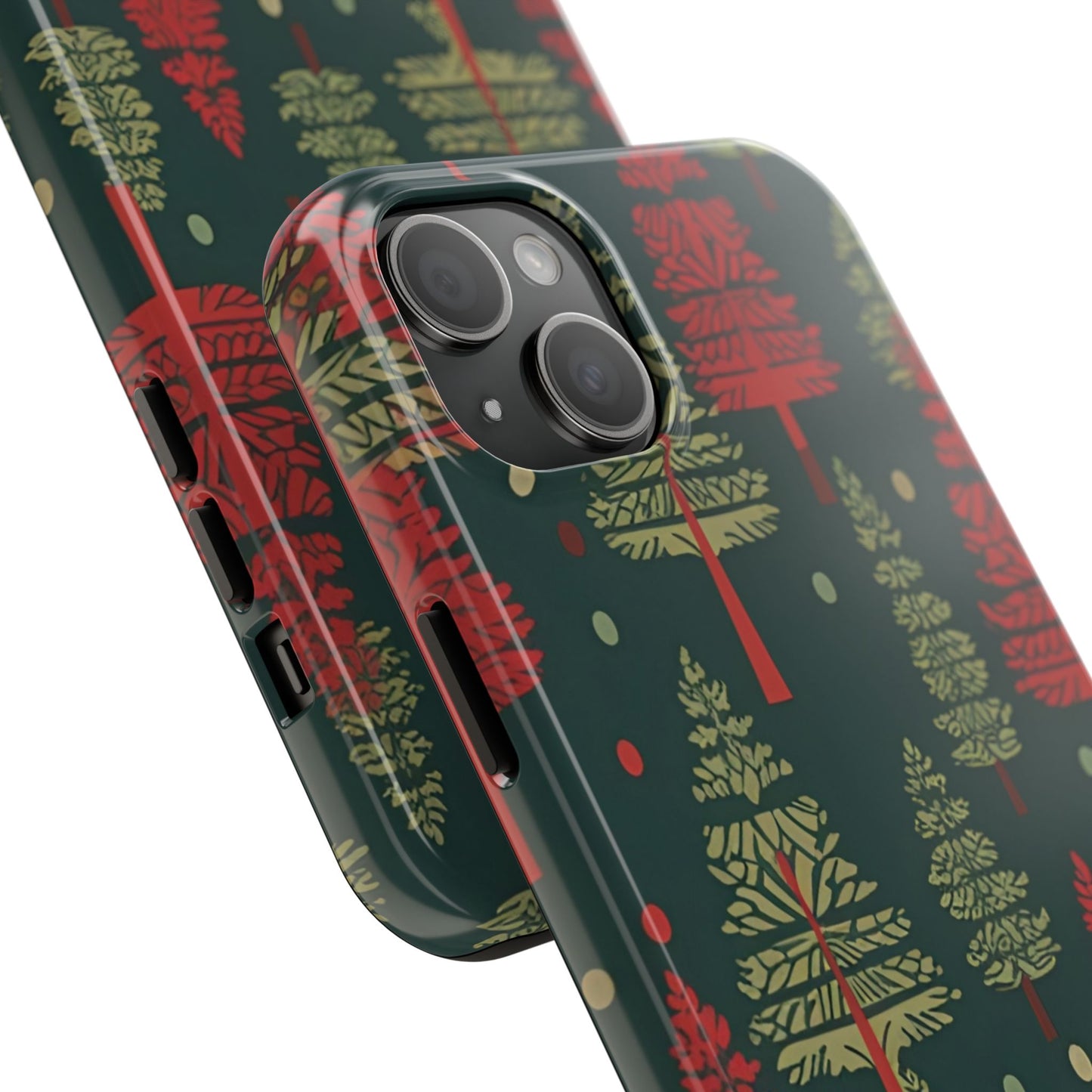 Retro Christmas Trees Pattern - iPhone Series Case