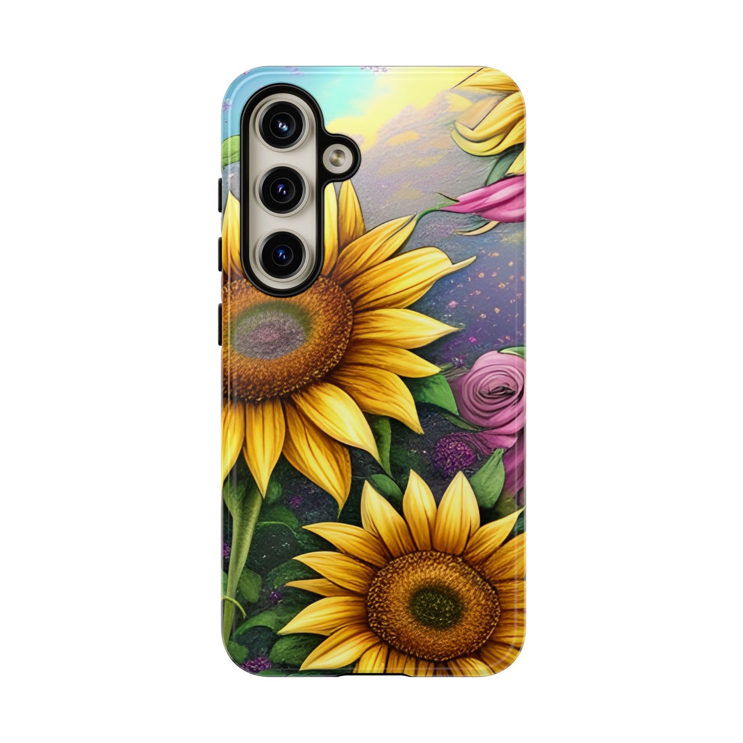 Whimsical Sunflower & Rose Garden - Samsung Galaxy Series Case