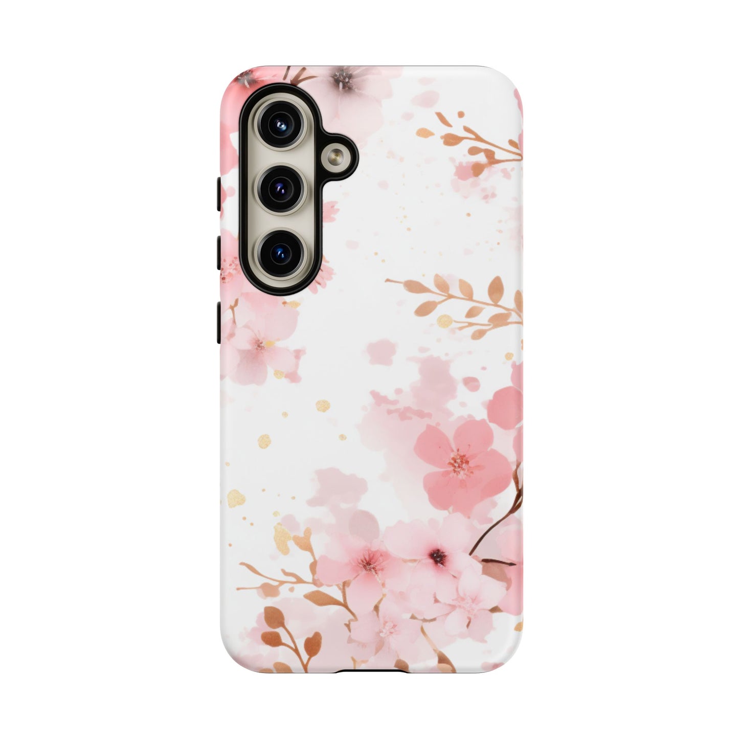 Soft Pink Cherry Blossom Samsung Galaxy Case – Elegant Floral Design