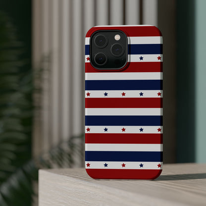 Patriotic Stars MagSafe iPhone Case