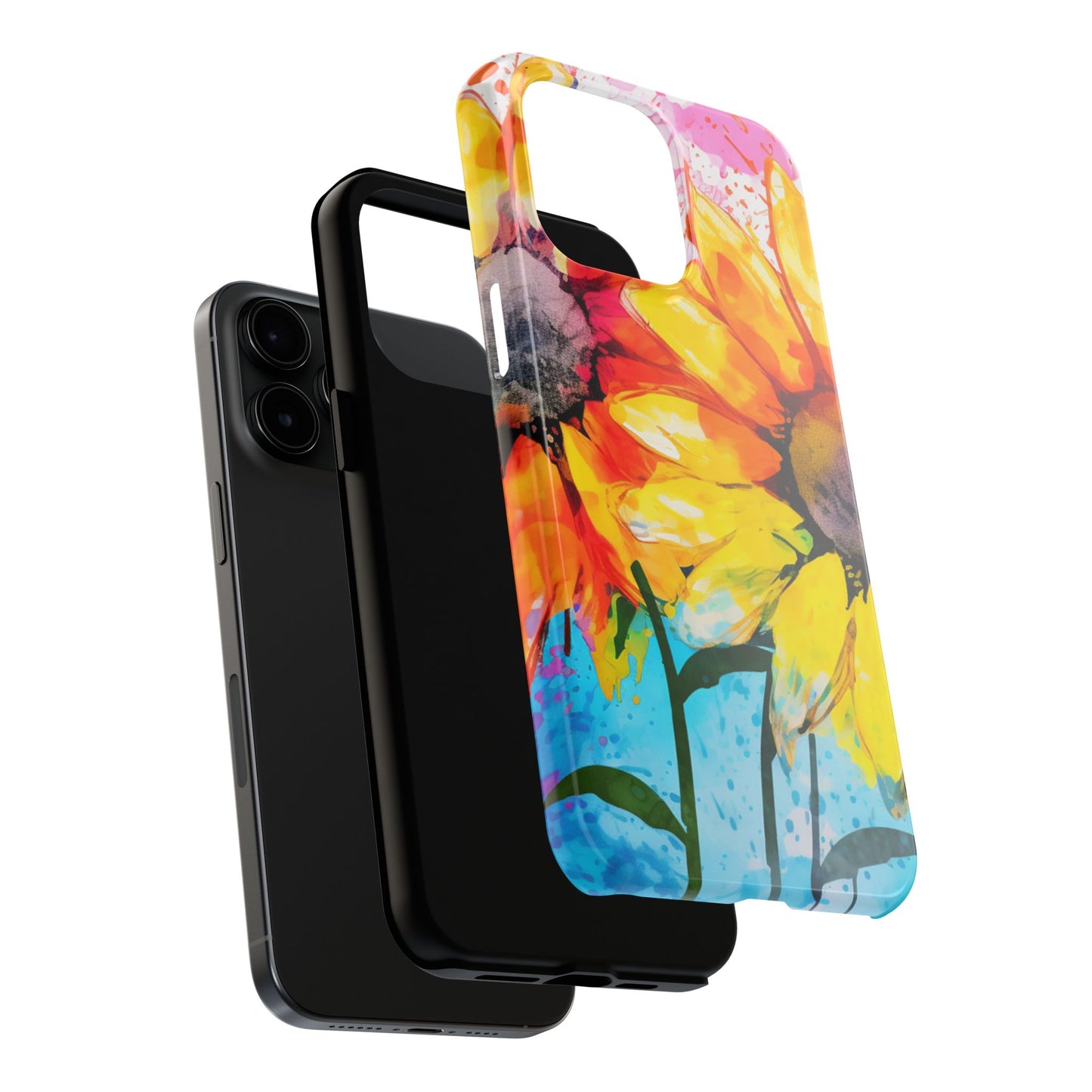 Bold Watercolor Sunflowers - iPhone Series Case