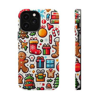 Festive Christmas Icons Pattern – MagSafe iPhone Series Case