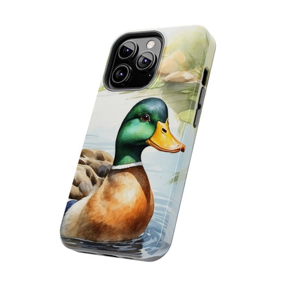 Serene Duck Reflection - iPhone Case