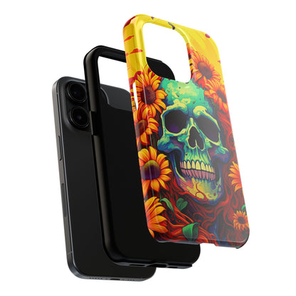 Sun Kissed Skull iPhone Case