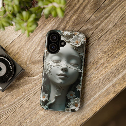 Coquette Statue & Florals Phone Case