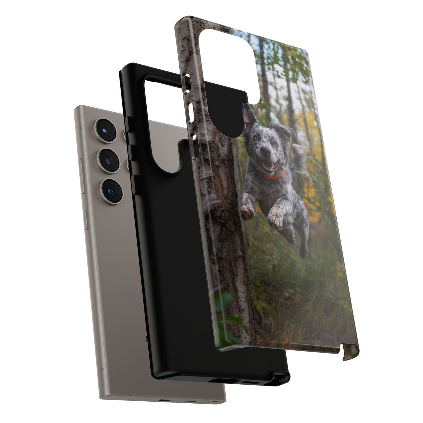 Happy Forest Dog iPhone Case – Nature-Inspired Protective Cover