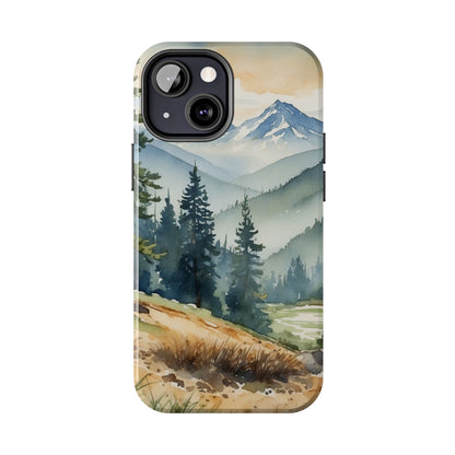 Tranquil Mountain Escape - iPhone Case