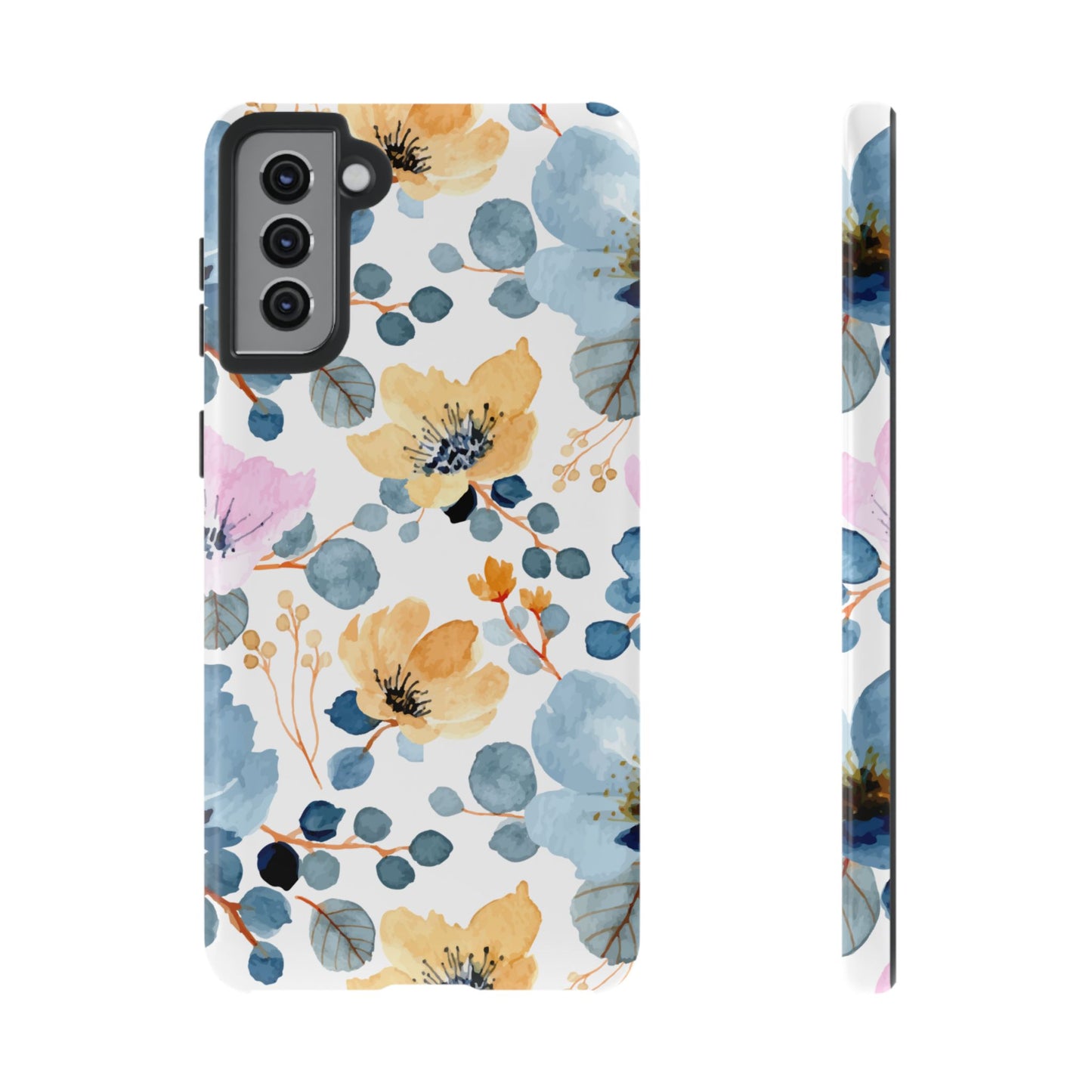 Spring Radiance – Samsung Galaxy Case with Bold Watercolor Florals