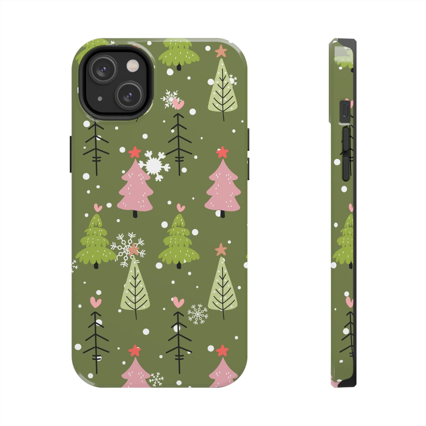 Whimsical Christmas Tree Pattern – iPhone Series Case