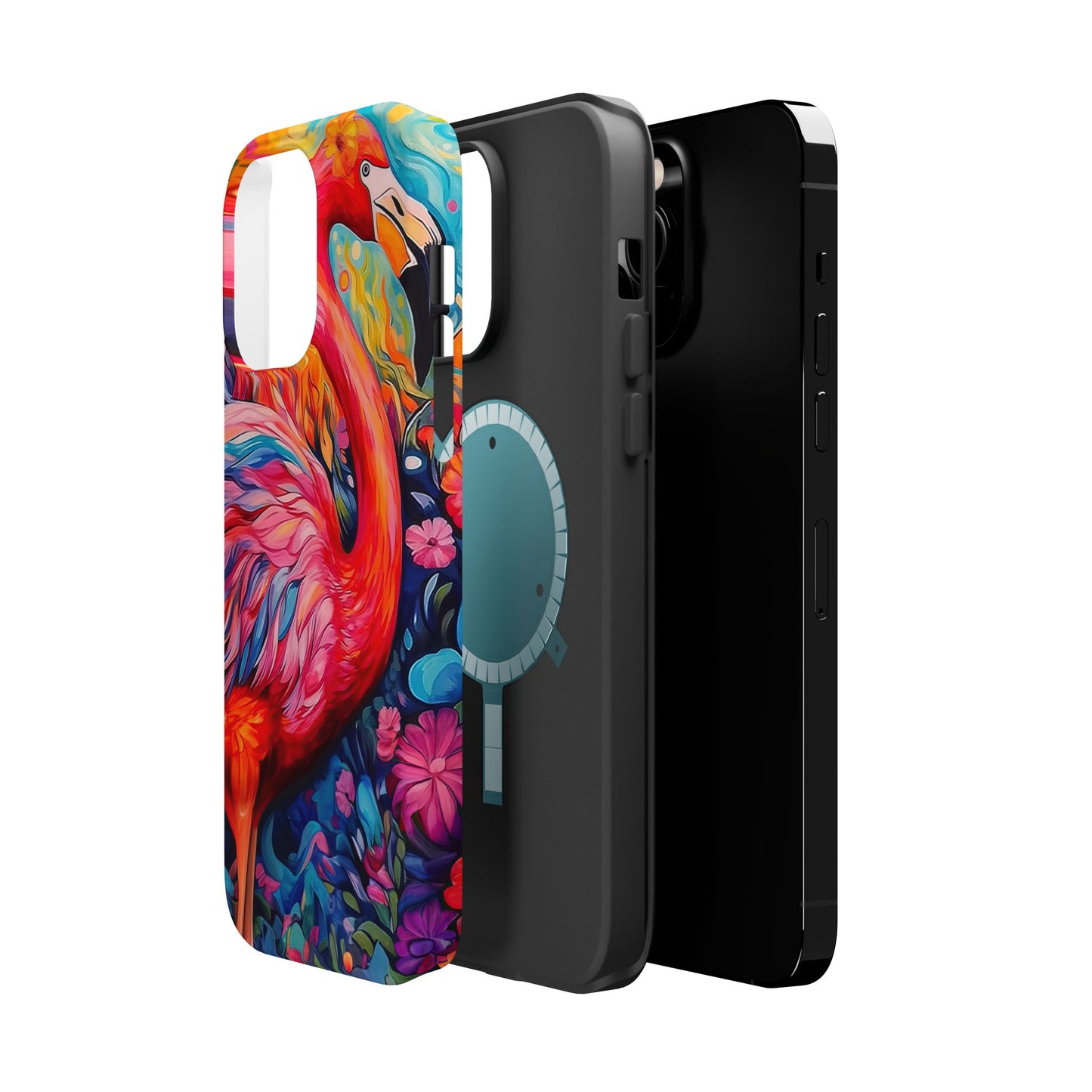 Flamingo Fiesta – Vibrant Flamingo MagSafe iPhone Cases