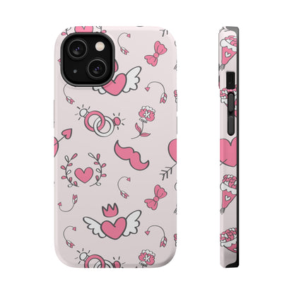 Pink Love Icons MagSafe Case