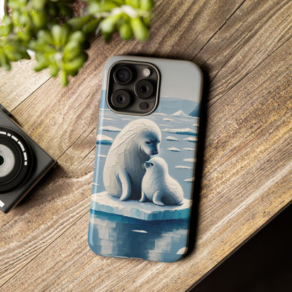 Arctic Serenity Seal iPhone Case