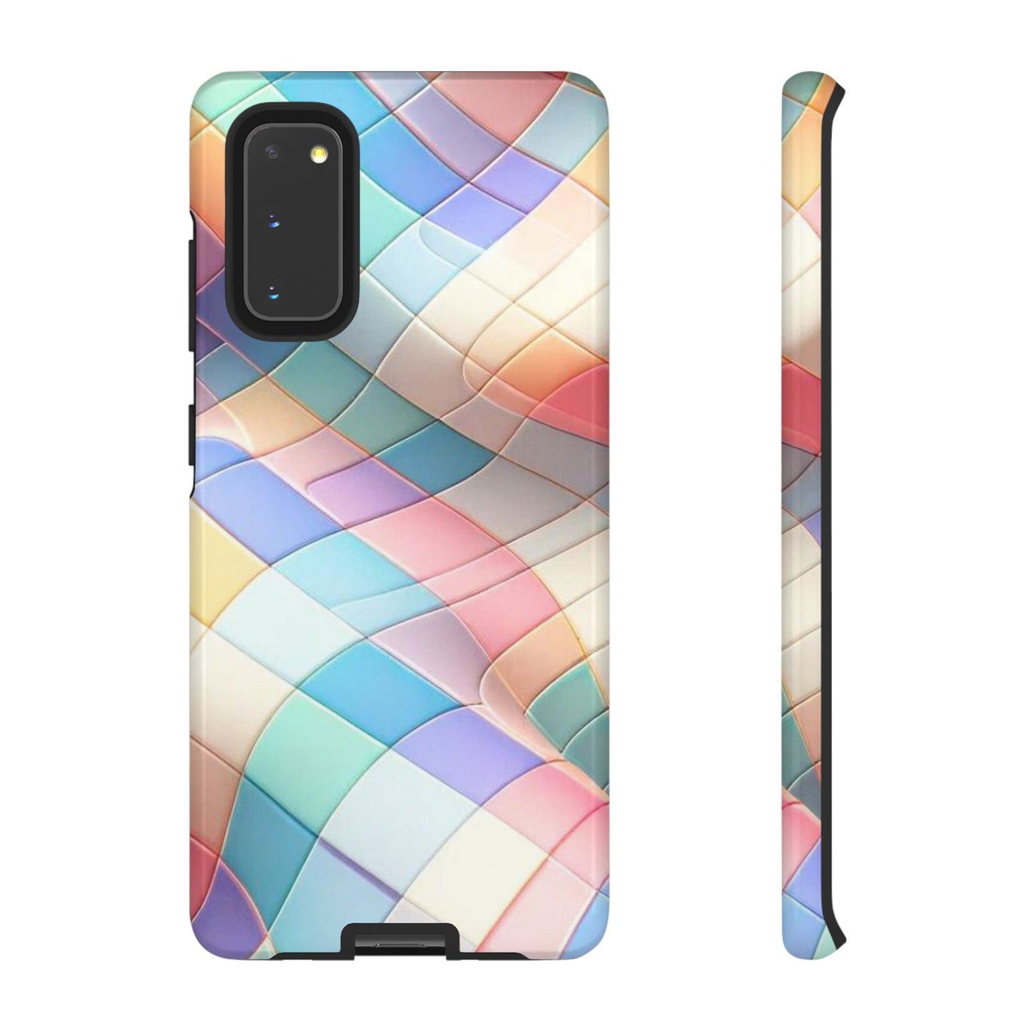 Pastel Prism Plaid iPhone Case