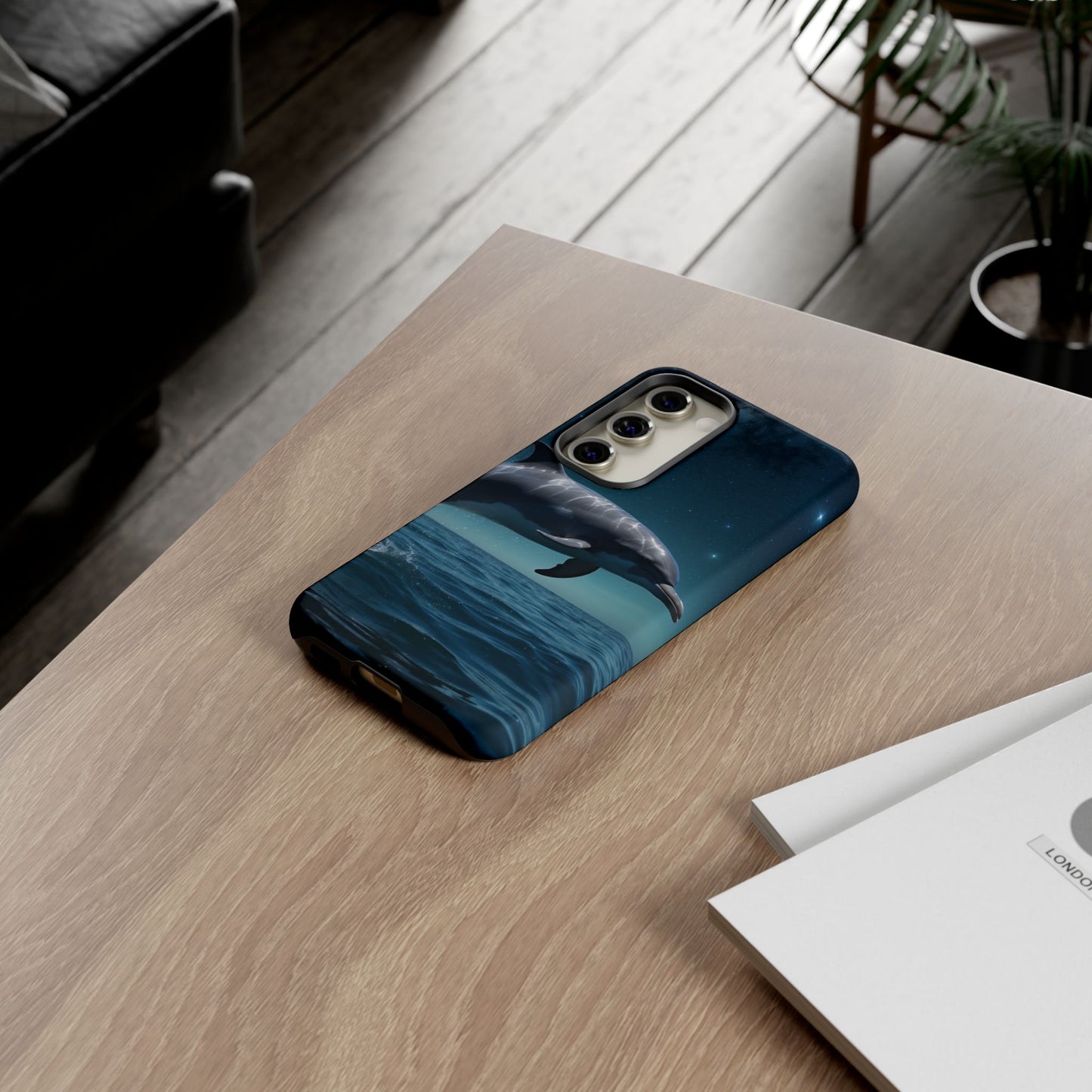 Midnight Ocean Dolphin - Samsung Galaxy Case