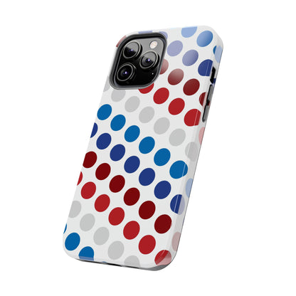 Patriotic Polka Dots - iPhone Case