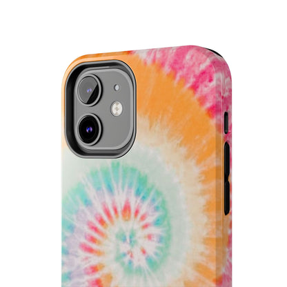 Pastel Swirl Tie-Dye iPhone Case – Soft & Minimalistic Style