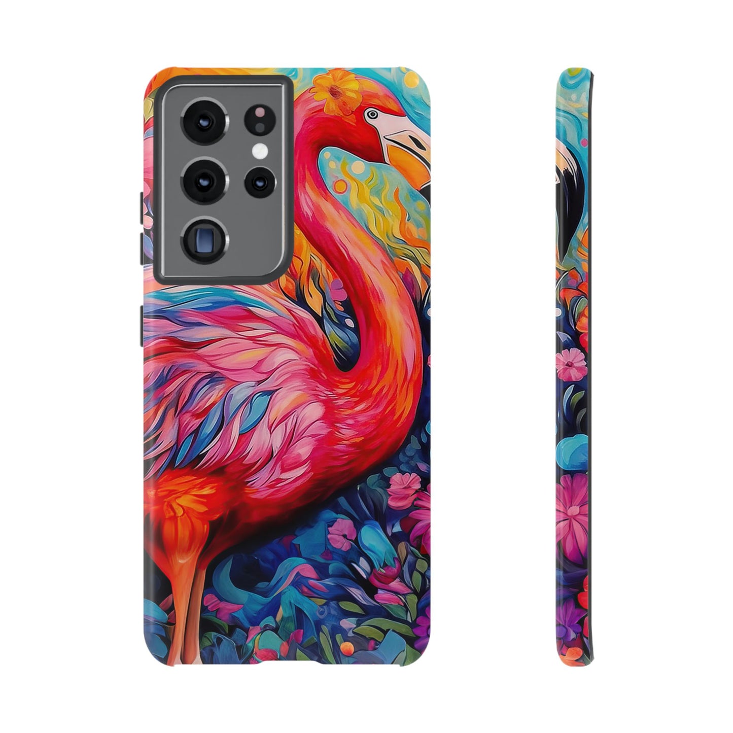 Flamingo Fiesta – Vibrant Flamingo Samsung Galaxy Phone Case