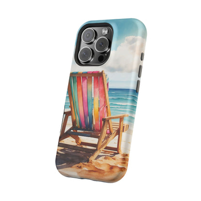 Vibrant Beach Escape MagSafe iPhone Case – Summer Vibes Design