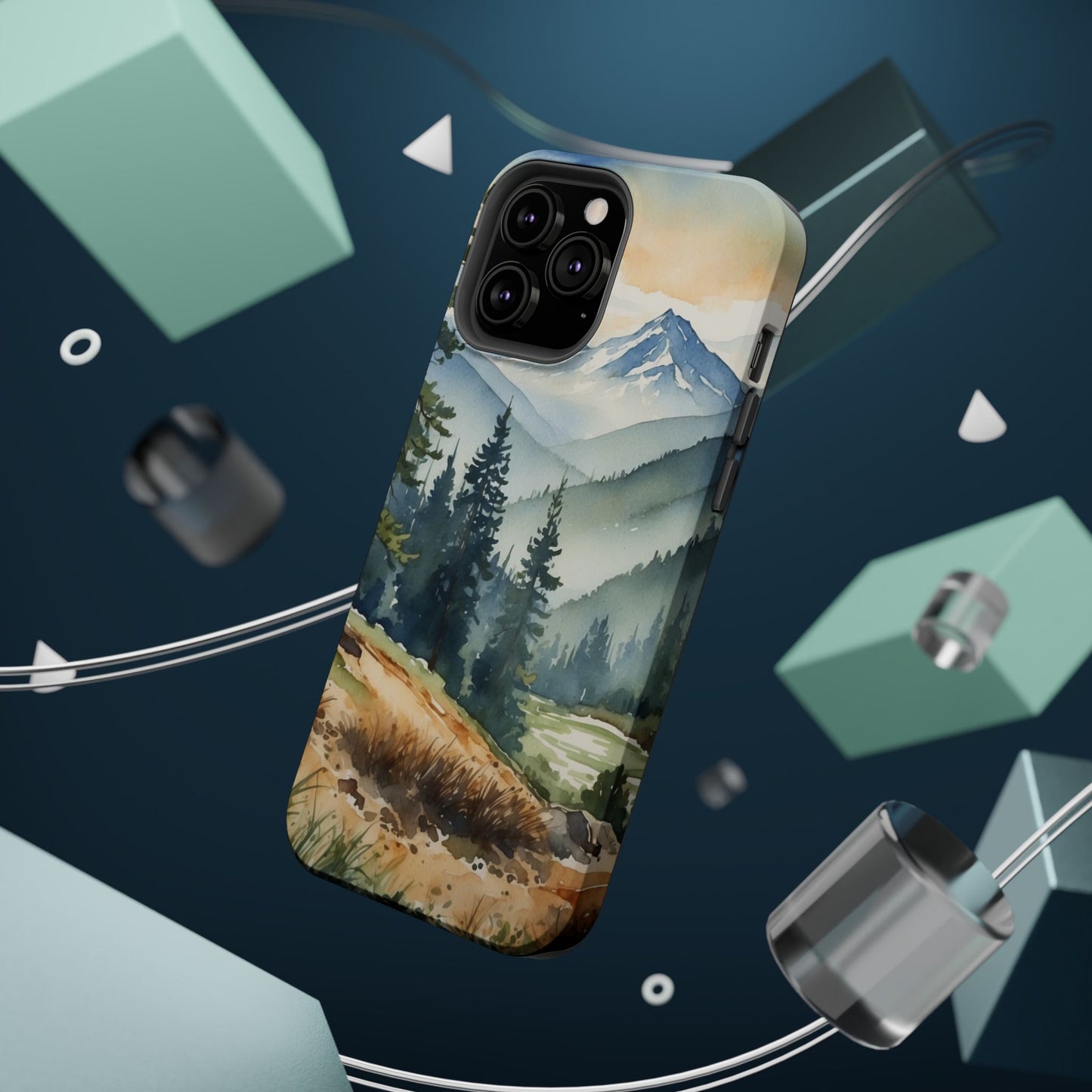 Tranquil Mountain Escape - MagSafe iPhone Case