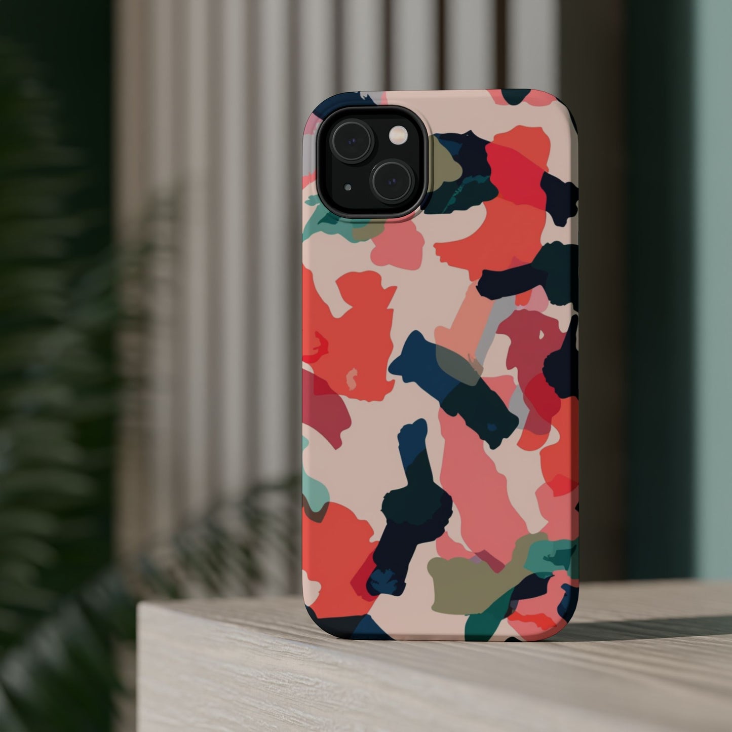 Modern Earthy Camo Abstract – MagSafe iPhone Case