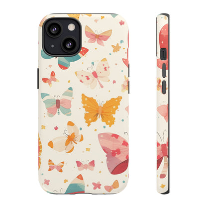 Coquette Watercolor Butterfly iPhone Case