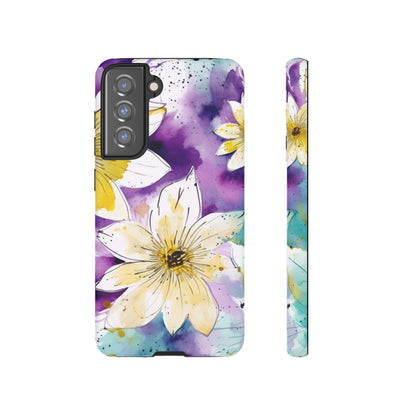 Abstract Floral Watercolor Splash - Samsung Galaxy Series Case