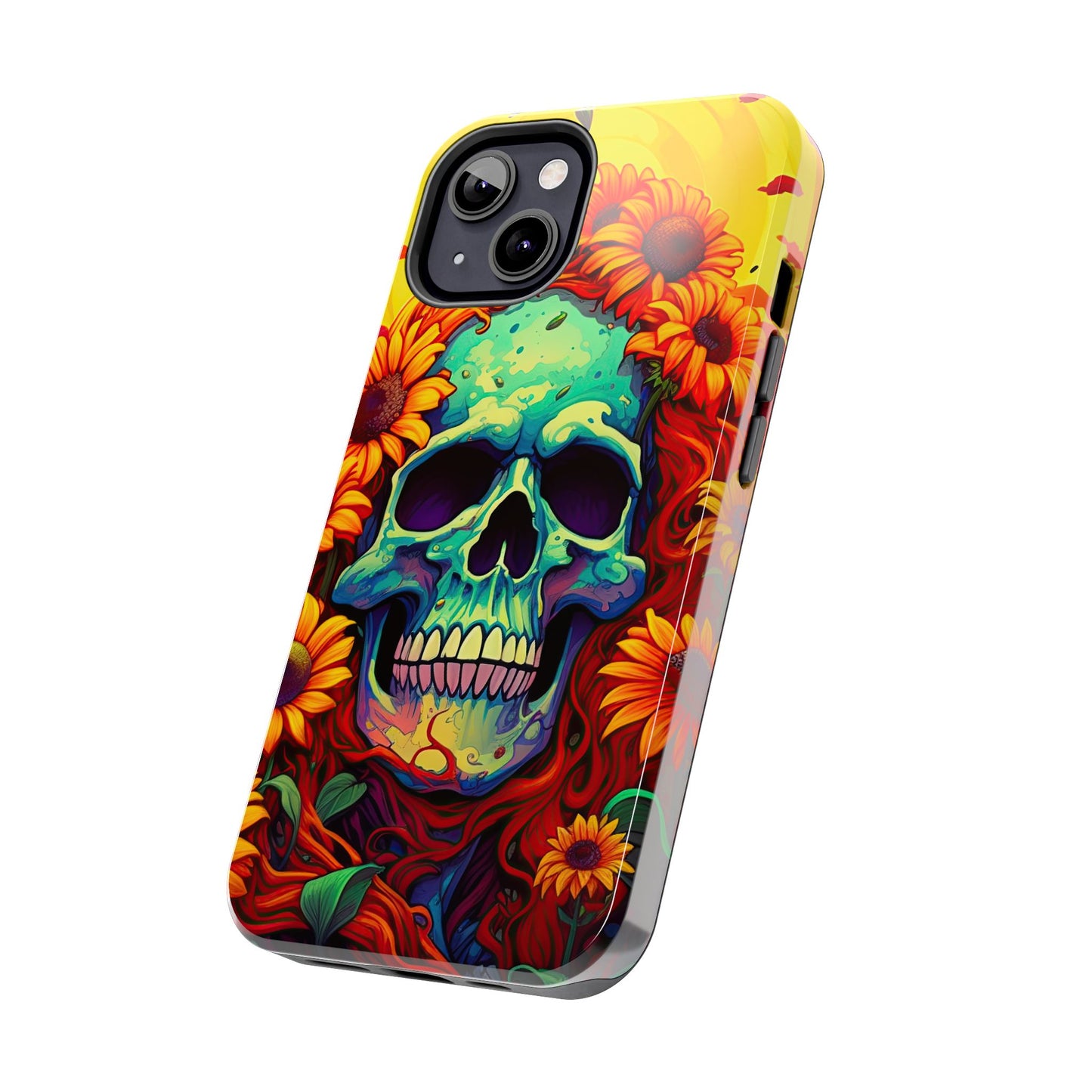 Sun Kissed Skull iPhone Case