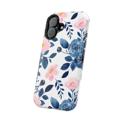 Pastel Garden Charm – MagSafe Case with Soft Watercolor Floral Print