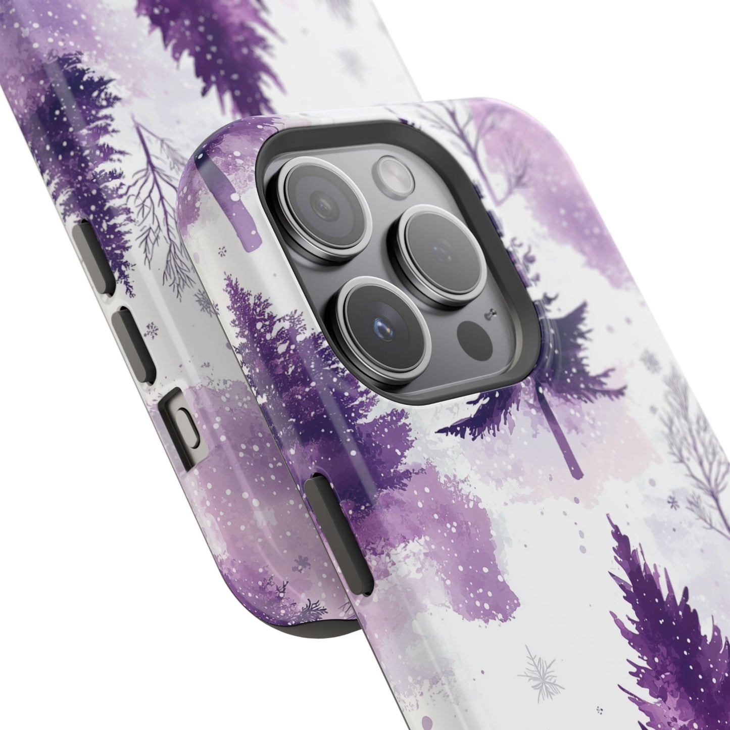 Purple Snowy Forest - MagSafe iPhone Series Case