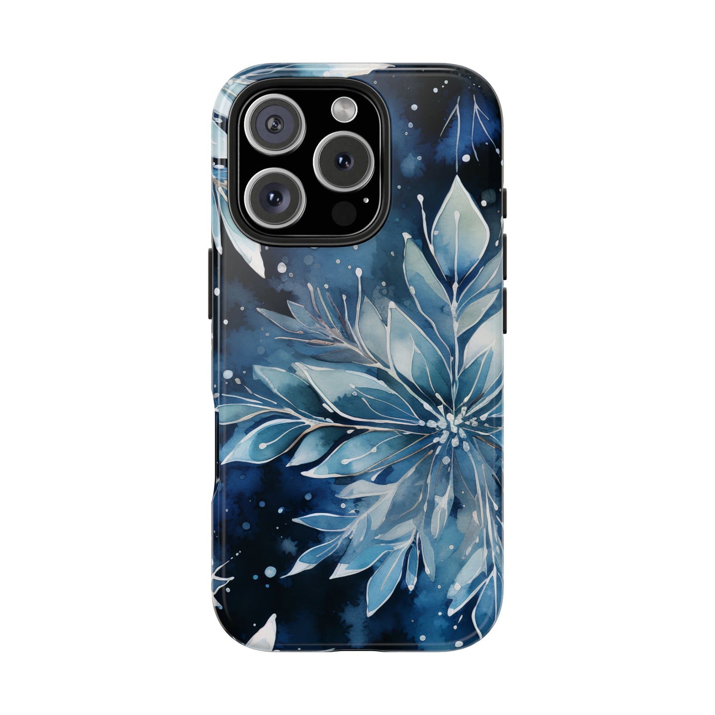 Winter’s Embrace – Blue Snowflake Samsung Galaxy Case