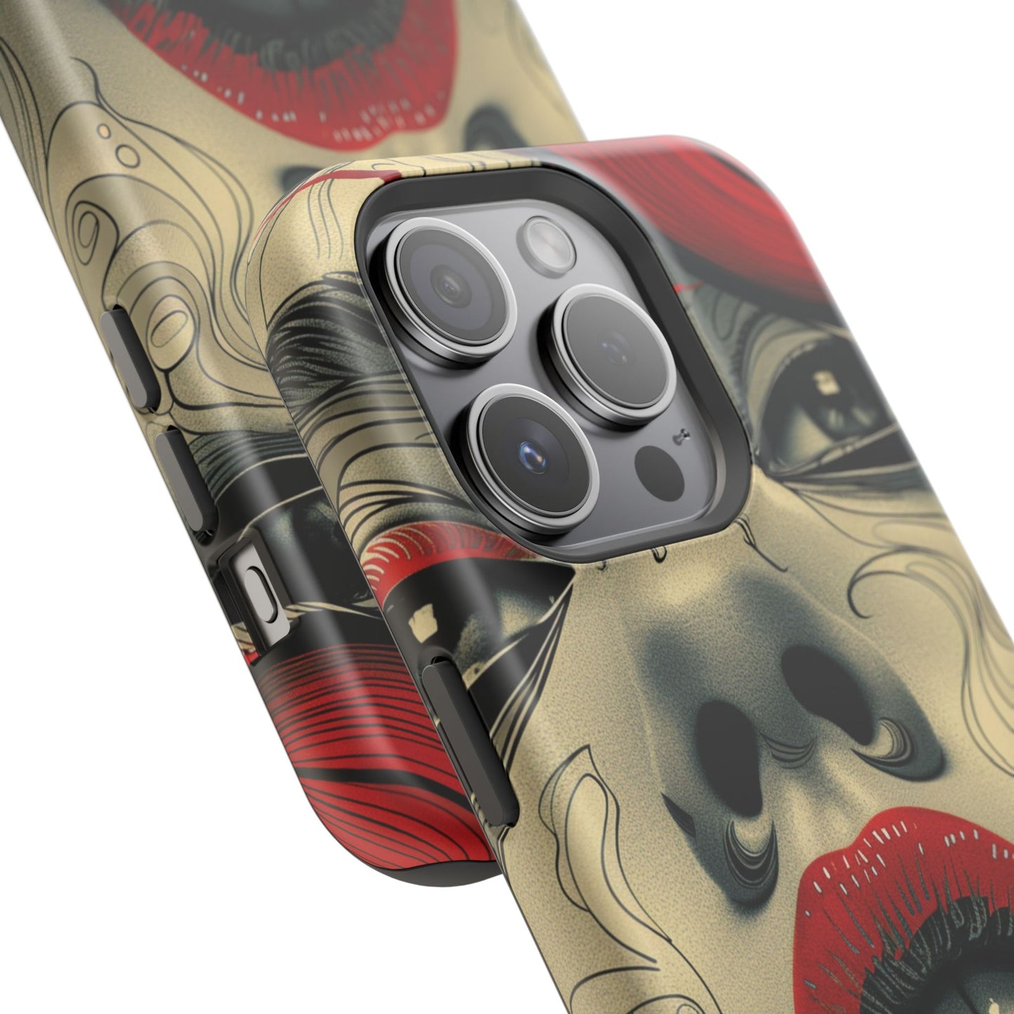 Bold Beauty Red Lips iPhone Case