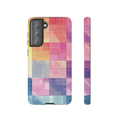 Pastel Panache Watercolor Plaid Case