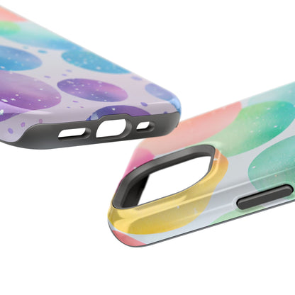 Pastel Galaxy Bubbles  MagSafe iPhone Case – Slim Design, Glossy Finish