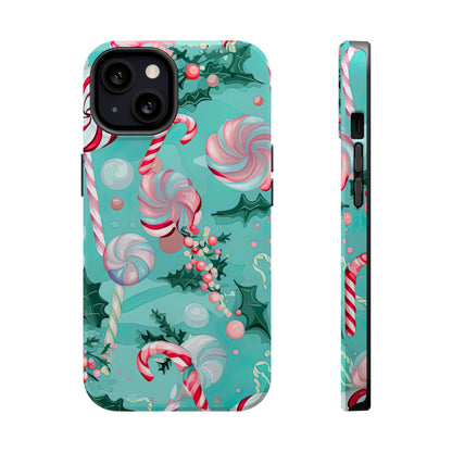 Candy Cane & Peppermint Holiday Delight – MagSafe iPhone Series Case