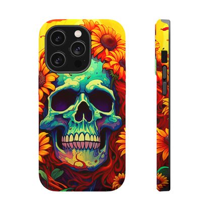 Sun Kissed Skull MagSafe iPhone Case