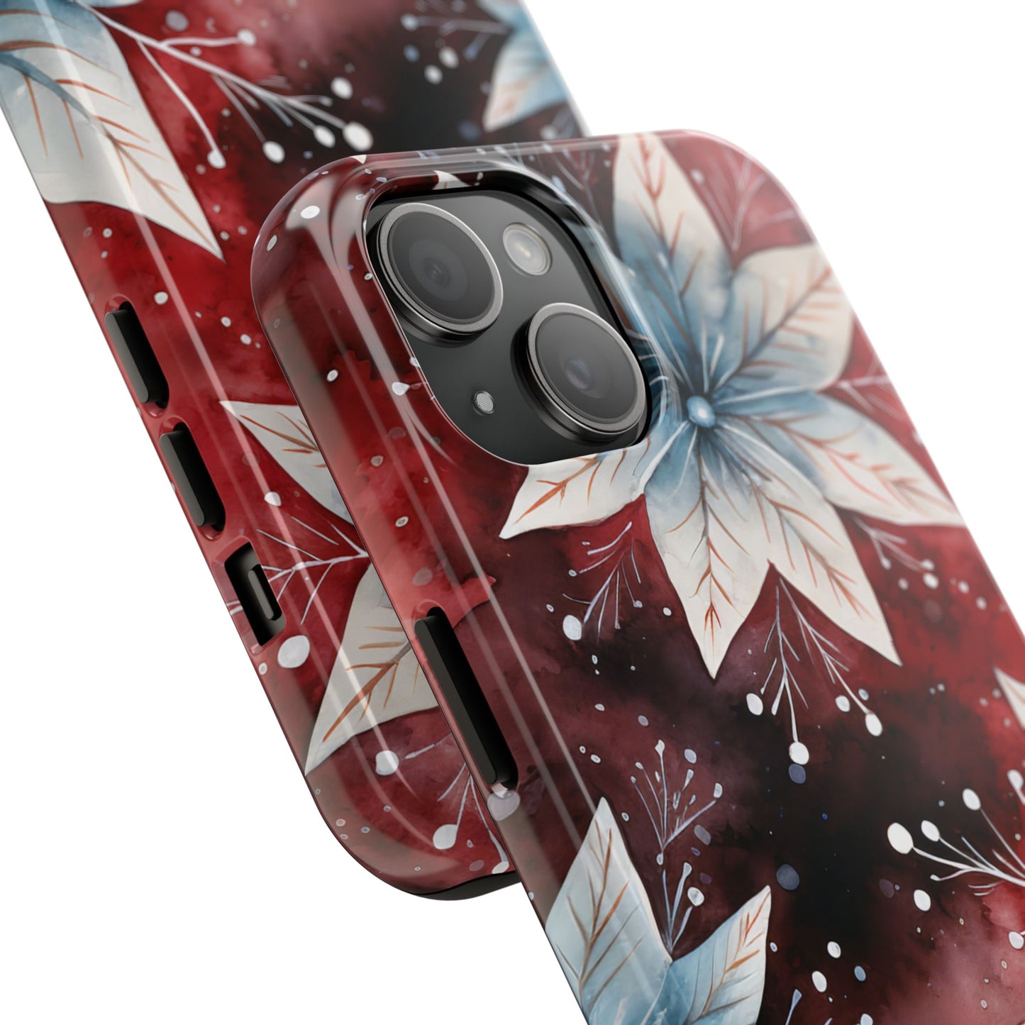 Winter Bloom Poinsettia – iPhone Case