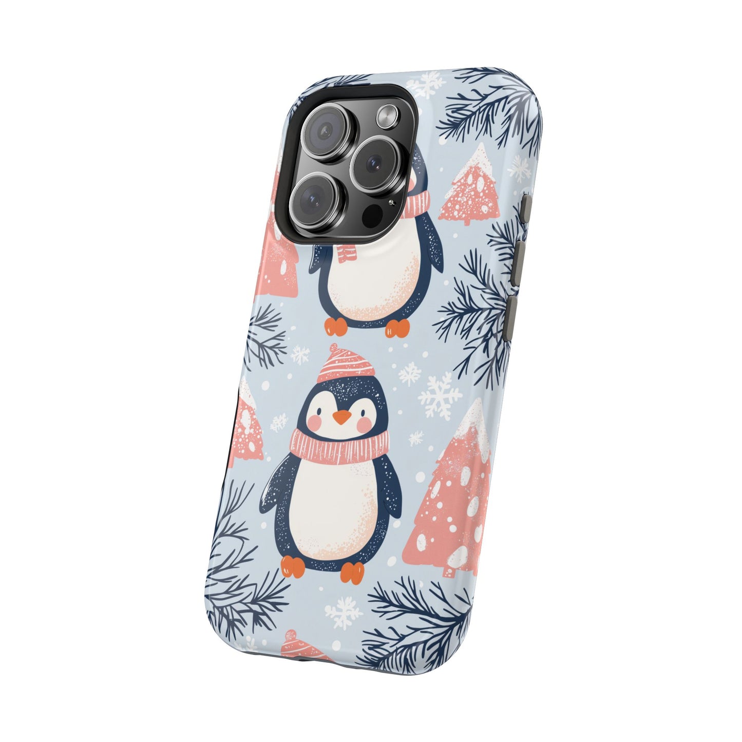 Penguin in Winter Wonderland MagSafe iPhone Case