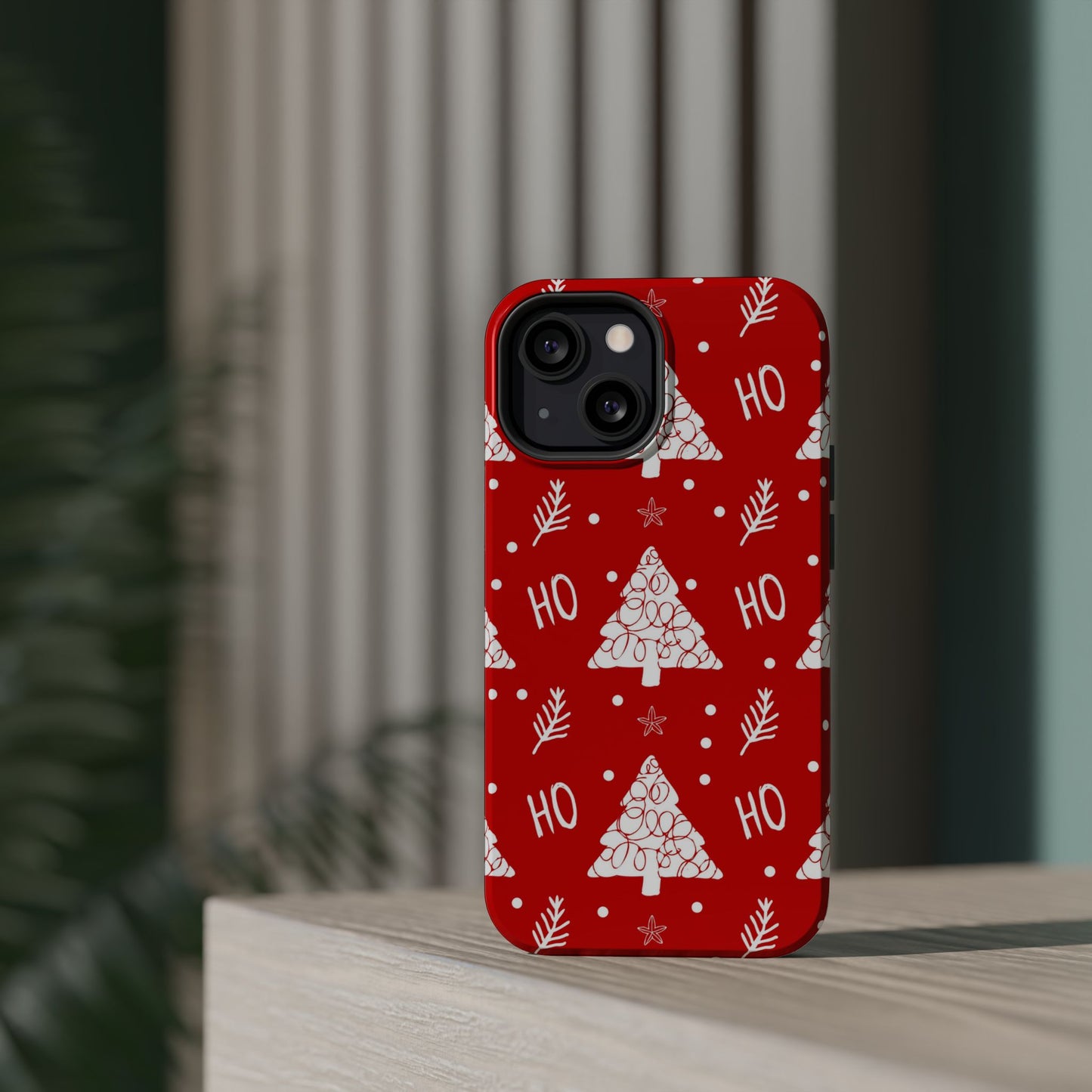 MagSafe iPhone Case: Ho Ho Ho – Christmas Tree Wonderland