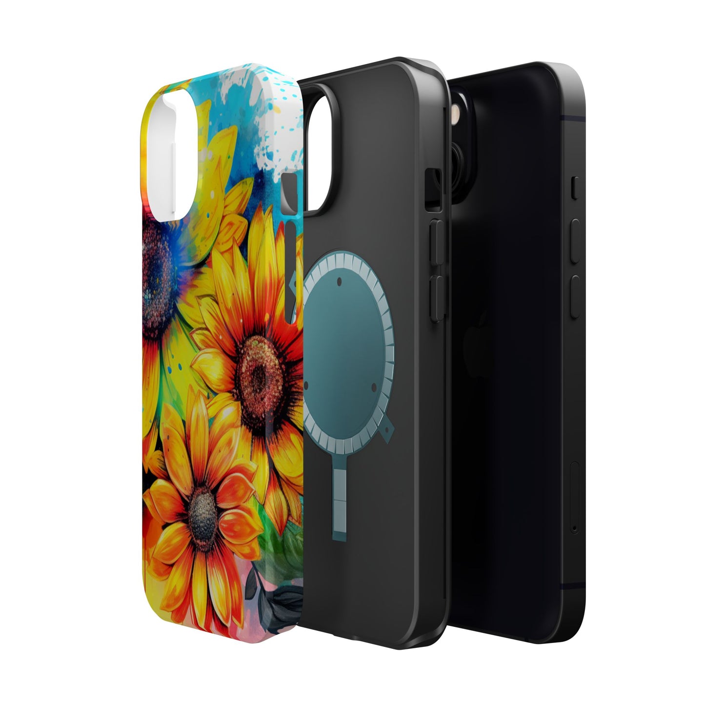 Vibrant Sunflower Splash - MagSafe iPhone Series Case