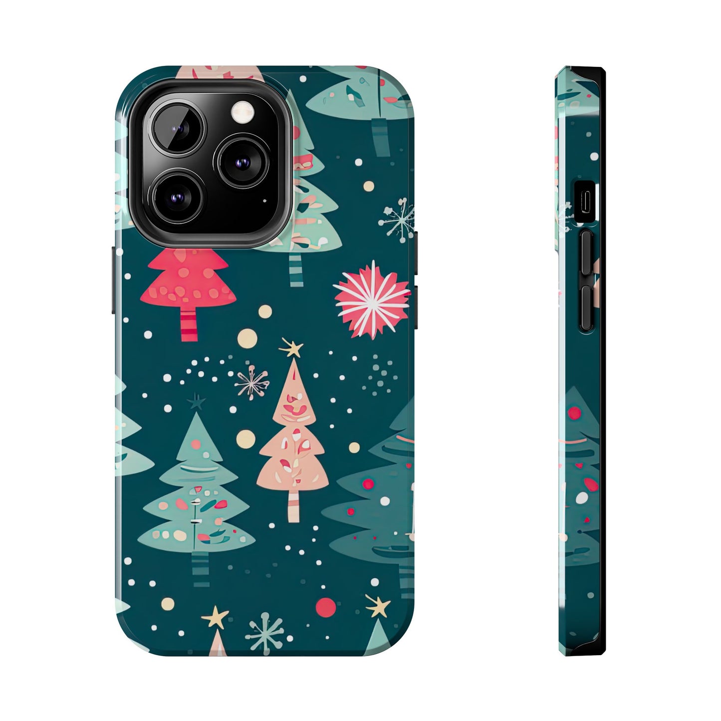 Whimsical Christmas Trees - iPhone Series Case