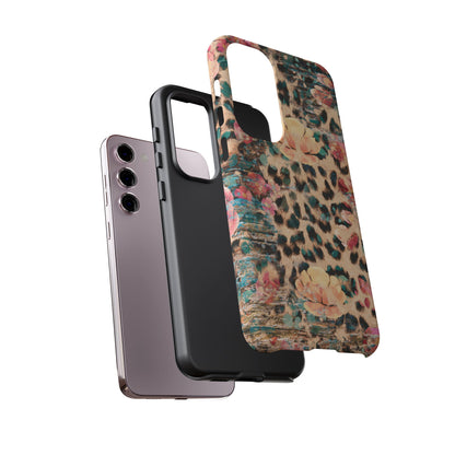 Rustic Floral Leopard - Samsung Galaxy Series Case