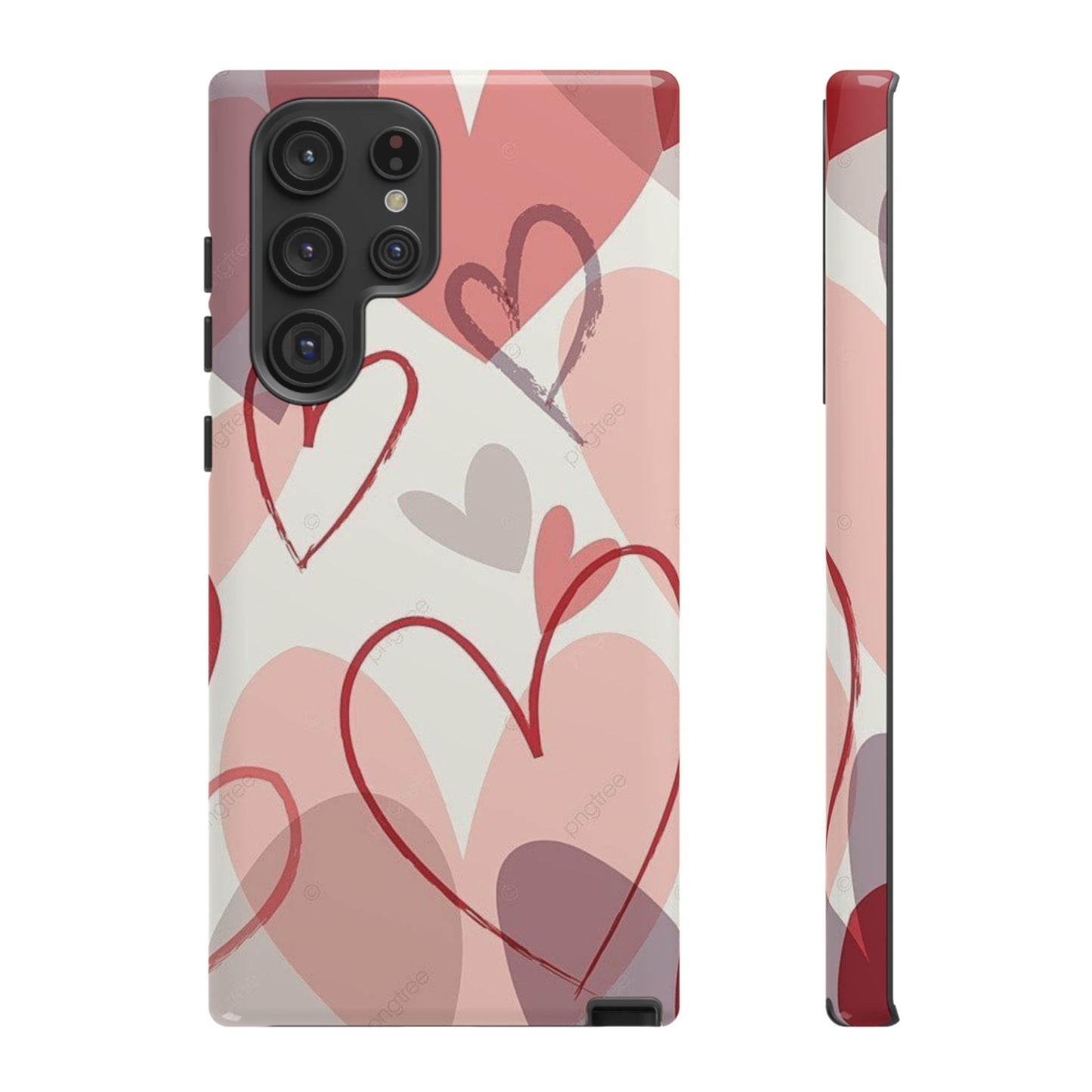 Romantic Red Hearts Samsung Galaxy Case