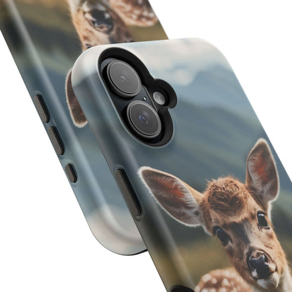 Gentle Fawn in Mountain Meadows MagSafe iPhone Case